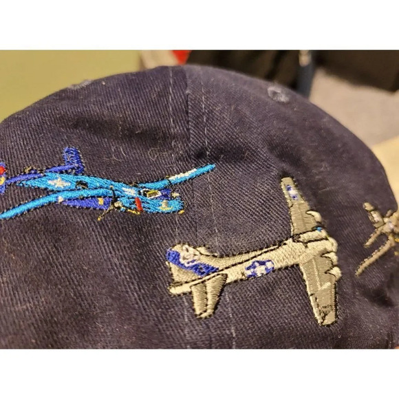 Ghost Squadron Commemorative Air Force Bomber Command Adjust Cap Hat Embroidered - Picture 6 of 8